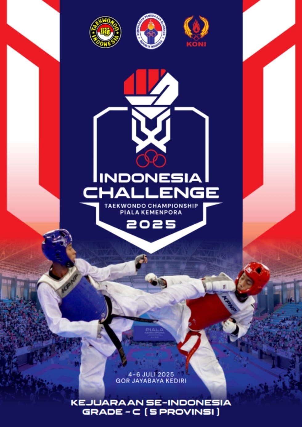 Ajang Pertarungan Prestasi Taekwondo di Tanah Air Taekwondo Indonesia Dojang falconsalatiga